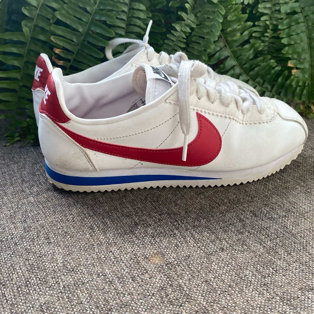 Nike Cortez blue and red sneaker